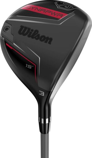 Wilson Staff DYNAPWR Herre Fairwaykølle - Sort - Hånd: Højre - Loft: 18.0° - Skaft: True Temper Project X HZRDUS Smoke Red RDX 65, Regular 5.5 Flex, Grafit