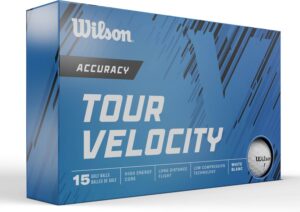 Wilson Staff Tour Velocity Accuracy (2024) Golfbolde - Hvid