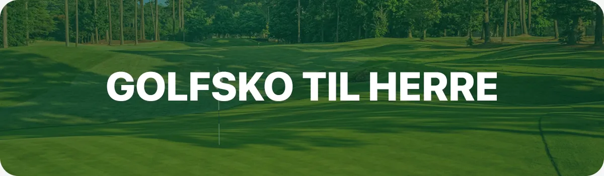 Golfsko til herre