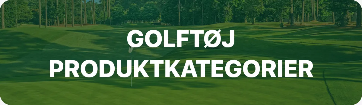 Gofltøj produktkategorier